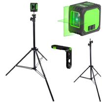 Nível A Laser Verde 2 Linhas Tripé 2,1 metro Suporte Magnético Bolsa Nível A Laser Verde 2 Linhas Tripé 2,1 metro Suporte Magnético Bolsa