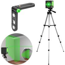 Nível A Laser Verde 20m 2 Linhas Esquadro Tripé E Suporte De Parede Profissional Nível A Laser Verde 20m 2 Linhas Esquadro Tripé E Suporte De Parede Profissional