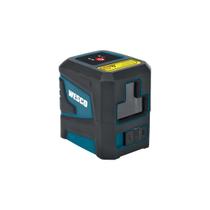 Nível á laser verde à bateria lítio wesco ws8915k auto nivelante 2 linhas com maleta