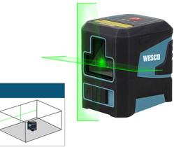 Nível a Laser (Verde) - Auto-Nivelador - 2 Linhas - WS8915K - Wesco