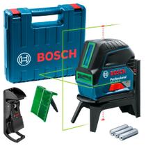 Nível a laser verde Bosch GCL 2-15 G 15m suporte e maleta