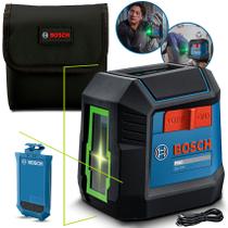 Nível A Laser Verde Bosch Gll-2xg 20m Kit Suporte E Maleta Nível A Laser Verde Bosch Gll-2xg 20m Kit Suporte E Maleta