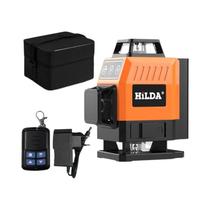 Nível a Laser Verde HILDA 16/12 Linhas AutoNivelante 360 Horizontal Vertical Super Poderoso