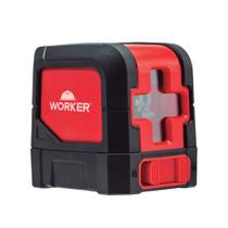 Nível A Laser Worker 964670 Autonivelamento 15 Metros Preto/Vermelho