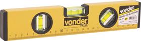 Nível alumínio 10" 3 bolhas - Vonder Plus