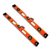 Nível Alumínio Magnético Famastil 60cm 24 3 Bolhas Kit com 2 Nível Alumínio Magnético Famastil 60cm 24 3 Bolhas Kit com 2