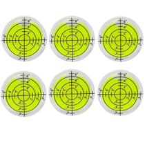 Nível Circular WOYISEPG 6 Peças 32x7mm com Bolha Nível Circular WOYISEPG 6 Peças 32x7mm com Bolha