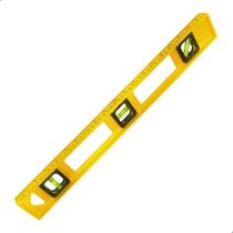 Nivel Com 3 Bolhas E Regua 20 Polegadas 50cm Pedreiro Construção