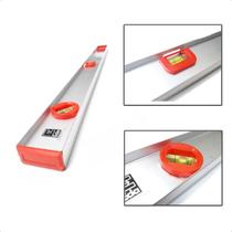 Nível de Alumínio 100cm 3 Bolhas Profissional