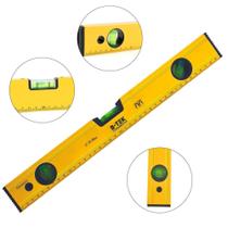 Nível de Alumínio 16 Polegadas B-TEK com Bolha 45 Graus Vertical e Horizontal