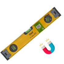 Nivel de Alumínio 40 cm. Reforçado 3 bolhas Com Imã Nivel de Alumínio 40 cm. Reforçado 3 bolhas Com Imã