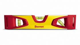 Nivel de aluminio base magnet.starrett 9" klts9-s torpedo