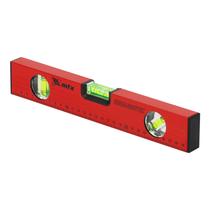 Nivel de aluminio com regua 3 bolhas 12pol. 300mm 1pc mtx