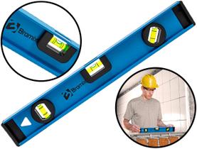 Nível De Alumínio Reforçado Com Base Magnética Três Bolhas Profissional 20 Polegadas Bramix Nível De Alumínio Reforçado Com Base Magnética Três Bolhas Profissional 20 Polegadas Bramix