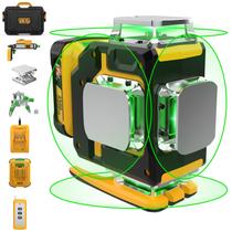 Nível de laser DEGLASERS 4x360 Laser verde nível 16 linhas Nível de laser DEGLASERS 4x360 Laser verde nível 16 linhas