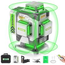 Nível de laser Huepar Pro, autonivelante, 4 x 360, linha verde