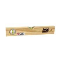 Nível de Madeira Max Metalúrgica 30cm - MAX METALURGICA Nível de Madeira Max Metalúrgica 30cm - MAX METALURGICA