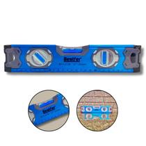 Nível De Mão 3 Bolhas Alumínio Magnético 12" 30cm Profissional Régua Prumo Precisão Obra Pedreiro