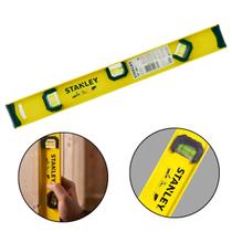 Nível De Mão 3 Bolhas Stanley Alumínio 18'' 45cm Profissional Para Nivelamento Construção Pedreiro