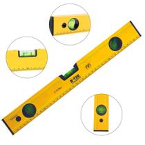 Nível De Precisão 16 Polegadas Profissional Com Bolhas Vertical Horizontal Inclinada 45 Graus Nível De Precisão 16 Polegadas Profissional Com Bolhas Vertical Horizontal Inclinada 45 Graus