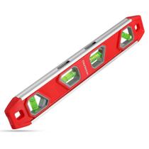 Nível de torpedo WORKPRO 30 cm magnético com 4 bolhas de alumínio Nível de torpedo WORKPRO 30 cm magnético com 4 bolhas de alumínio