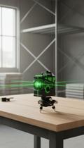 Nível Laser 12 Linhas 3D Autonivelante com Tripé Kit Nível Laser 12 Linhas 3D Autonivelante com Tripé Kit