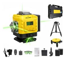 Nível Laser 12 Linhas Verde 4d Com Tripé 2 Baterias Vollekz Nível Laser 12 Linhas Verde 4d Com Tripé 2 Baterias Vollekz