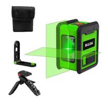 Nível Laser 2 Linhas Verde Autonivelante Com Suporte E Tripé