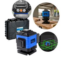 Nivel Laser 3D 12 Linhas Verde Recarregável 2 Baterias
