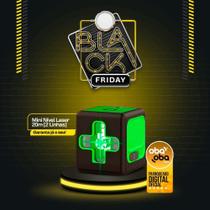 Nível Laser 3D 12 Linhas Verde Recarregável + Controle + Bolsa+2 Baterias 2400mAh - Exbom