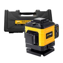 Nível Laser 3D Linha Verde Autonivelante Recarregável 12 Linhas Com Controle Nível Laser 3D Linha Verde Autonivelante Recarregável 12 Linhas Com Controle