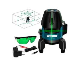 Nível Laser 5 Linhas Verde 360 Ws8911k Wesco + Maleta