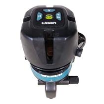 Nivel laser a bateria verde 5 linhas profissional base giratória