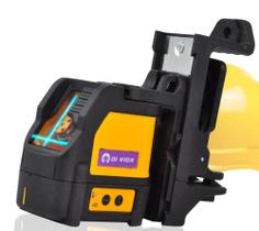 Nível Laser Auto Nivelador 2 Linhas Com Base Magnética e 50M