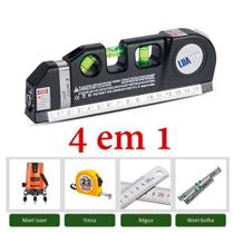 Nivel Laser Bolha Trena Prumo Régua Nivel A Laser Multi Funcional