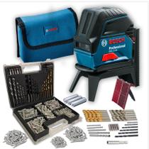 Nível Laser Bosch Gcl 2-15 2 Profissional + Kit 300 Peças