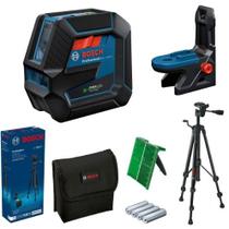 Nível Laser Combinado GCL 2-50G C/ Tripé BT 150 Linha Verde Suporte Rotativo 0601066M01 BOSCH