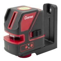 Nivel Laser Cortag Pendular Laser Verde 2 Linhas NLC818 Com Suporte Magnético, 1 Bateria e Maleta de Transporte