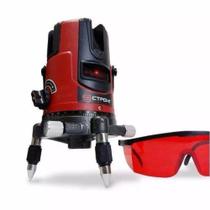 Nível Laser Prof Automático - 5 Linhas Com Maleta Strong Nível Laser Prof Automático - 5 Linhas Com Maleta Strong