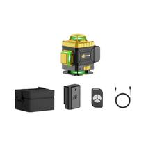 Nível Laser Profissional 4D 16 Linhas Com Tripé De 1M 360 graus Nível Laser De Feixe Verde