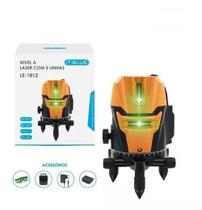 Nivel Laser Profissional 5 Linha Base Giratória It-Blue