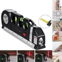 Nível Laser Profissional Trena Level Estágios Nivelador Led 8M de Distância