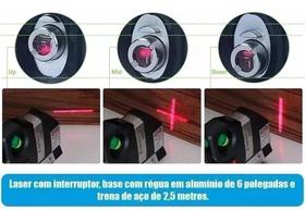 Nível Laser Profissional Trena Level Pro3 Estágios Nivelador