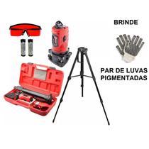 Nível Laser Tripé 10M Auto Nivelamento 350339 + Luvas