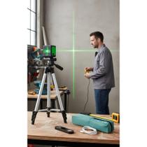Nível Laser Verde 20m Profissional + Tripé Completo