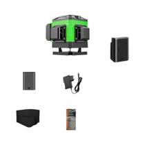 Nível Laser Verde 360 graus Ferramenta De Linha Cruzada Autonivelante 8/12 Para Construção DIY