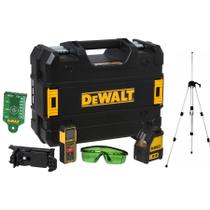 Nivel Laser Verde e Trena Dewalt 30 metros DW0889CG-XJ com Maleta Tripé Óculos