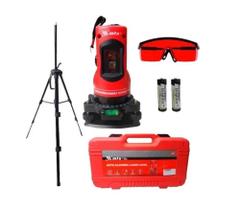 Nível Laser Vermelho 10m com Tripé - MTX