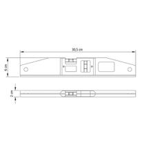 Nível Magnético 12" Tramontina em Alumínio com Duas Ampolas