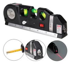 Nivelador A Laser 3 Linhas Cruzadas Com Trena Integrada